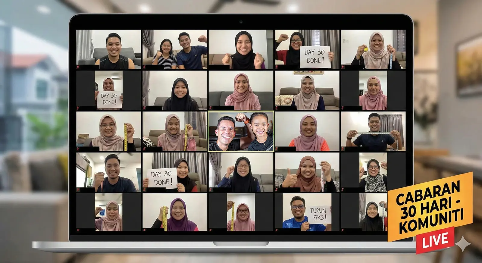 Komuniti peserta Cabaran 30 Hari