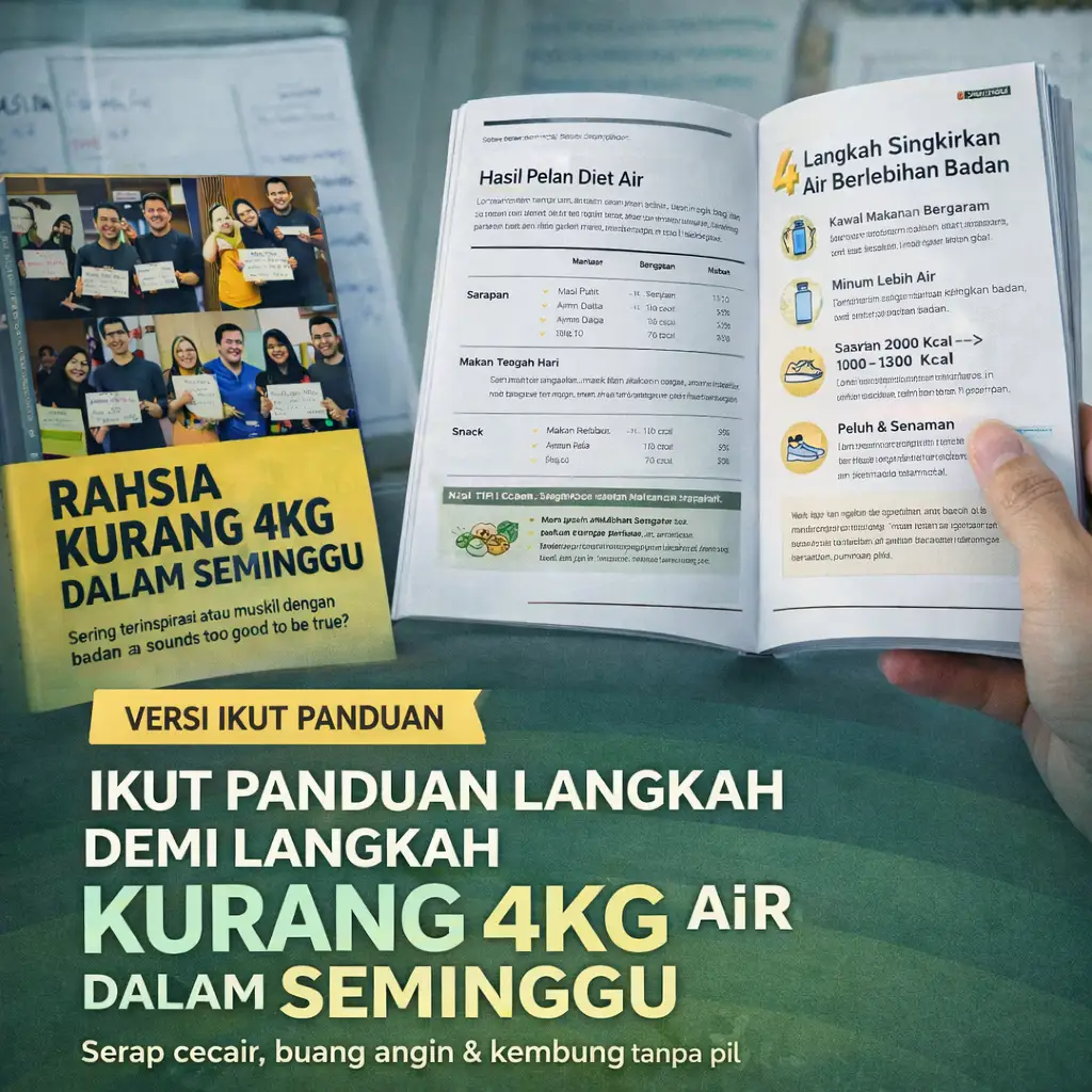 Panduan Water Retention: Cover dan Infografik