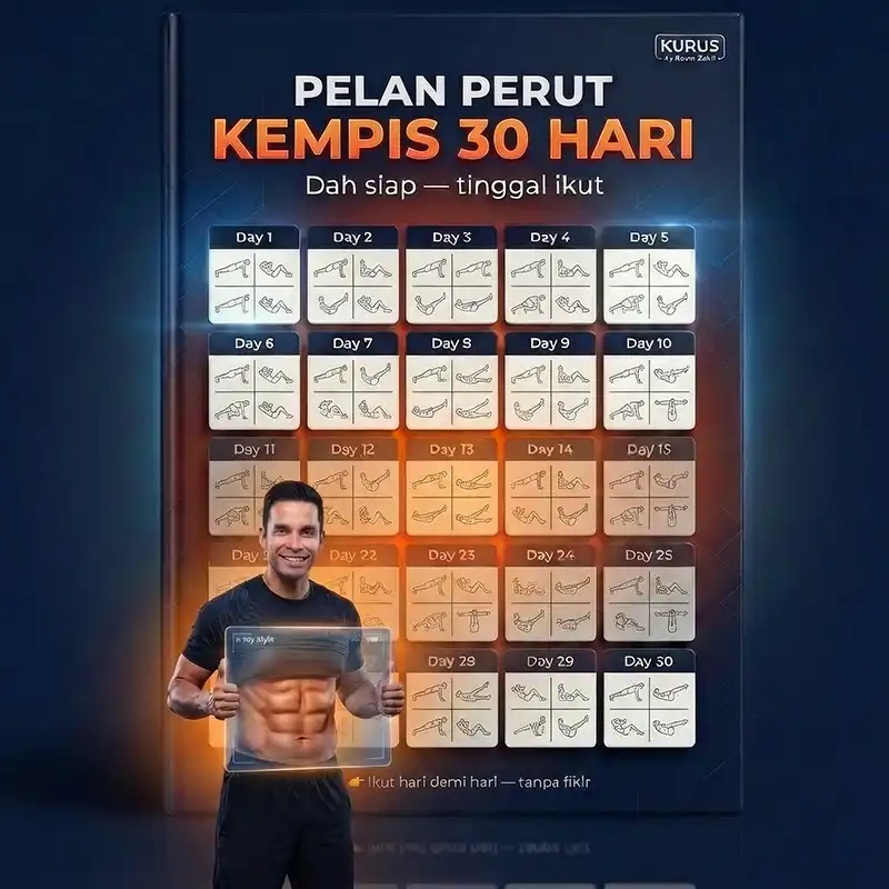 Pelan Perut Kempis 30 Hari