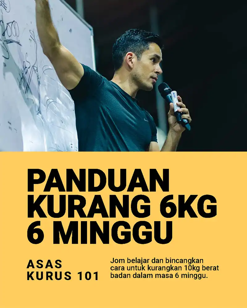Panduan Kurang 6kg 6 Minggu