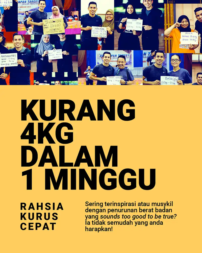 Kurang 4kg 1 Minggu