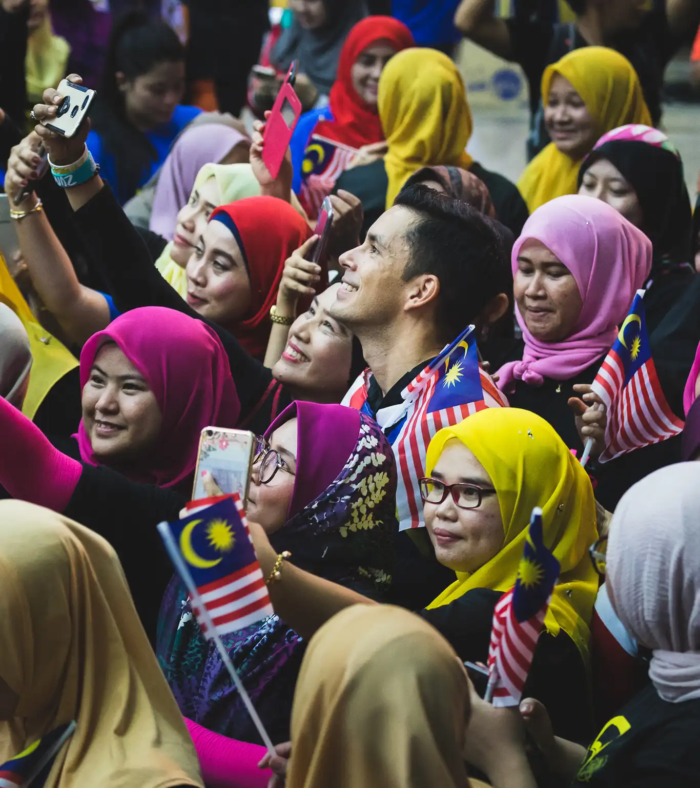 Kevin Zahri bersama peserta Jom Kurus 1Malaysia